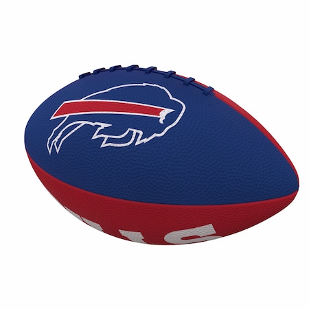 Logo Brands Buffalo Bills Pinwheel Logo Junior-Size Rubber Football 604-93JR-2